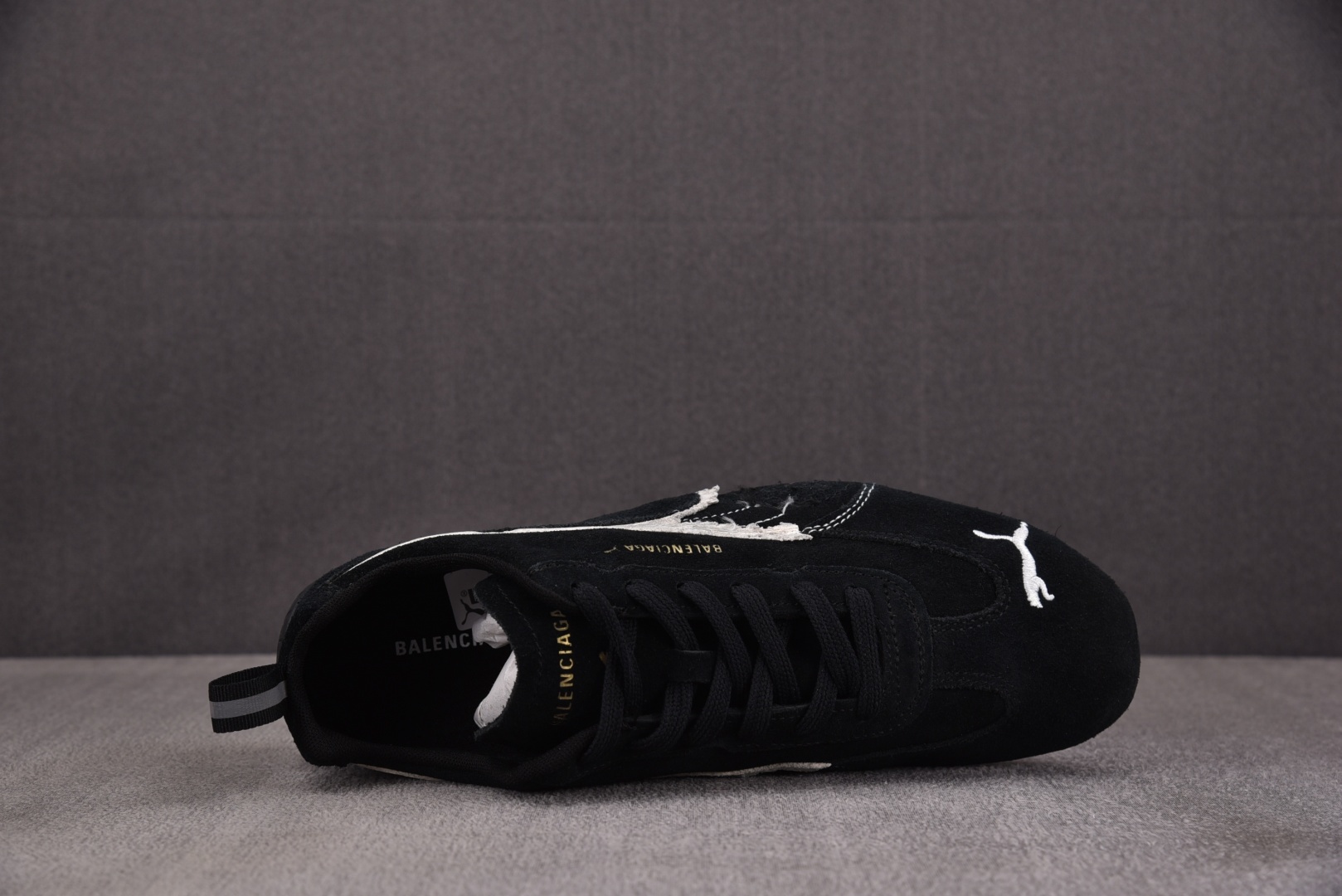 Puma 尺码:35-47纯原出品-Puma x Balenciaga Speedcat 做旧磨损 黑白