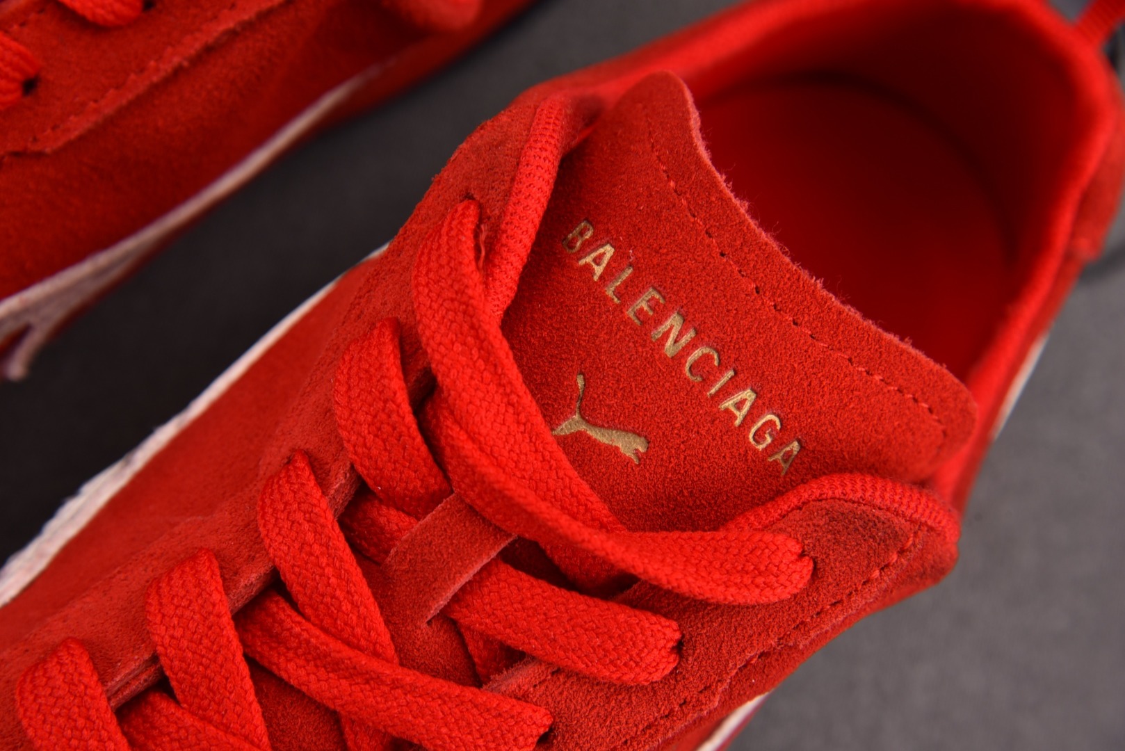 Puma 尺码:35-47纯原出品-Puma x Balenciaga Speedcat 做旧磨损 红色