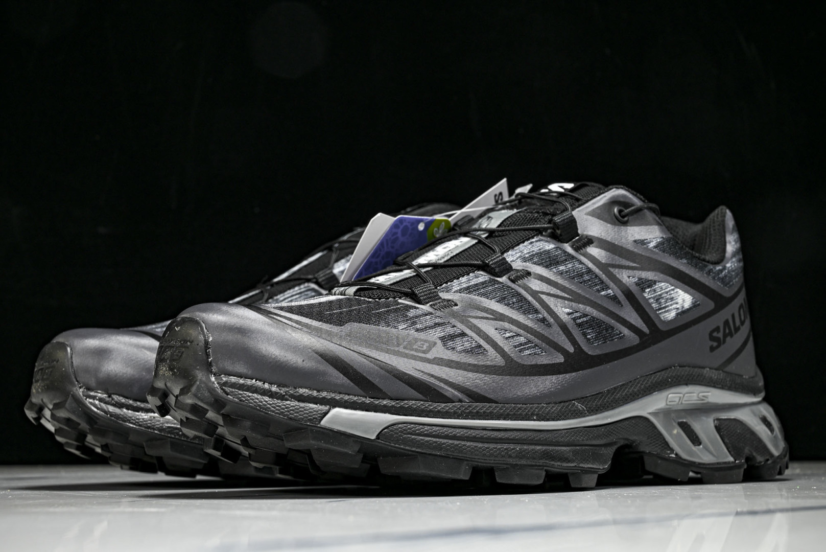 萨洛蒙 尺码:36-46纯原出品-SALOMON XT-6 CAMO 男女士低帮运动鞋 黑色 YZ020