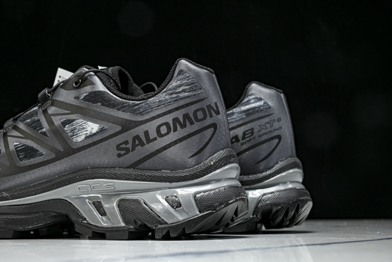 萨洛蒙 尺码:36-46纯原出品-SALOMON XT-6 CAMO 男女士低帮运动鞋 黑色 YZ020