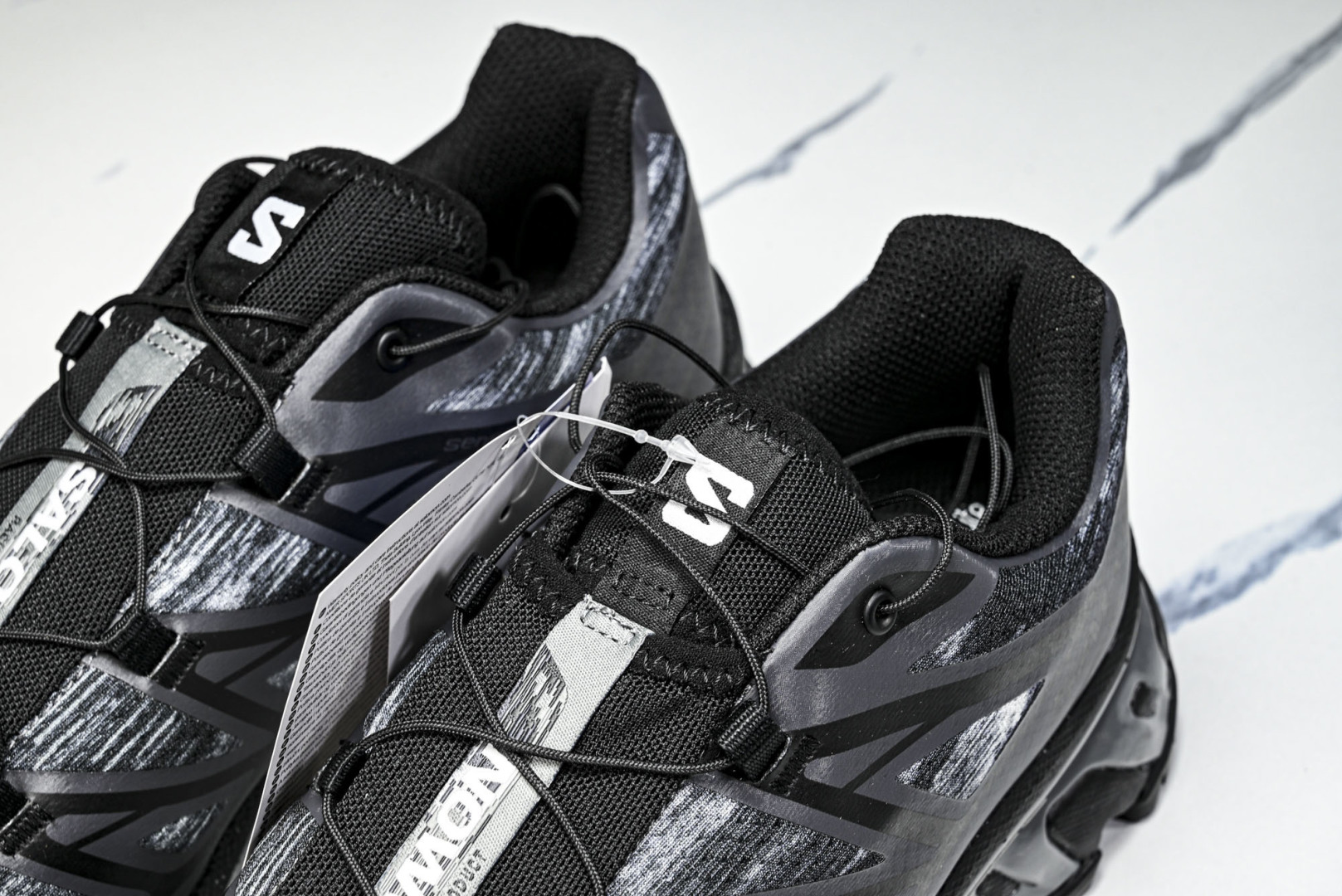 萨洛蒙 尺码:36-46纯原出品-SALOMON XT-6 CAMO 男女士低帮运动鞋 黑色 YZ020