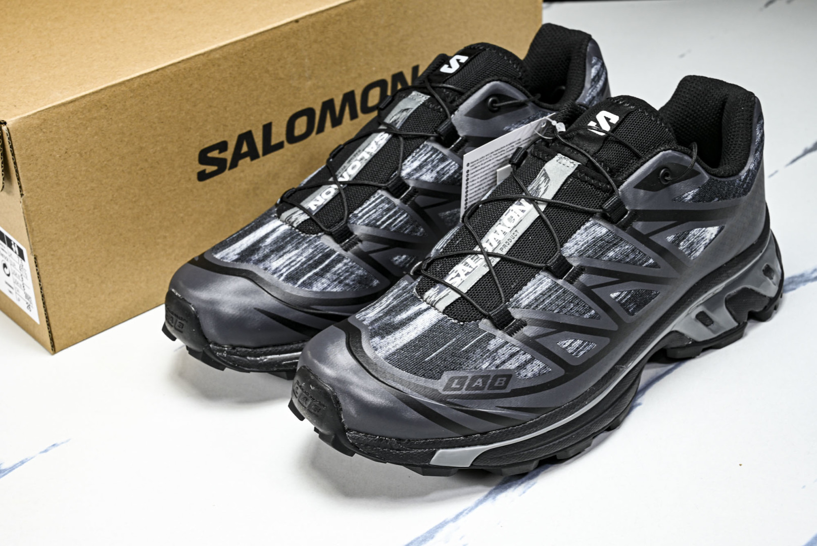 萨洛蒙 尺码:36-46纯原出品-SALOMON XT-6 CAMO 男女士低帮运动鞋 黑色 YZ020