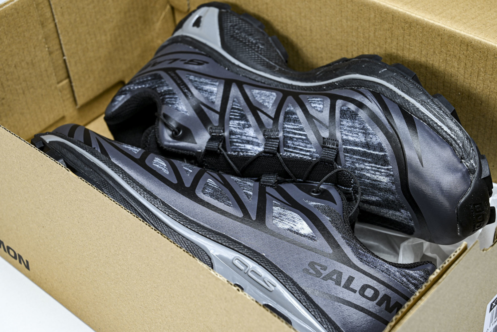 萨洛蒙 尺码:36-46纯原出品-SALOMON XT-6 CAMO 男女士低帮运动鞋 黑色 YZ020