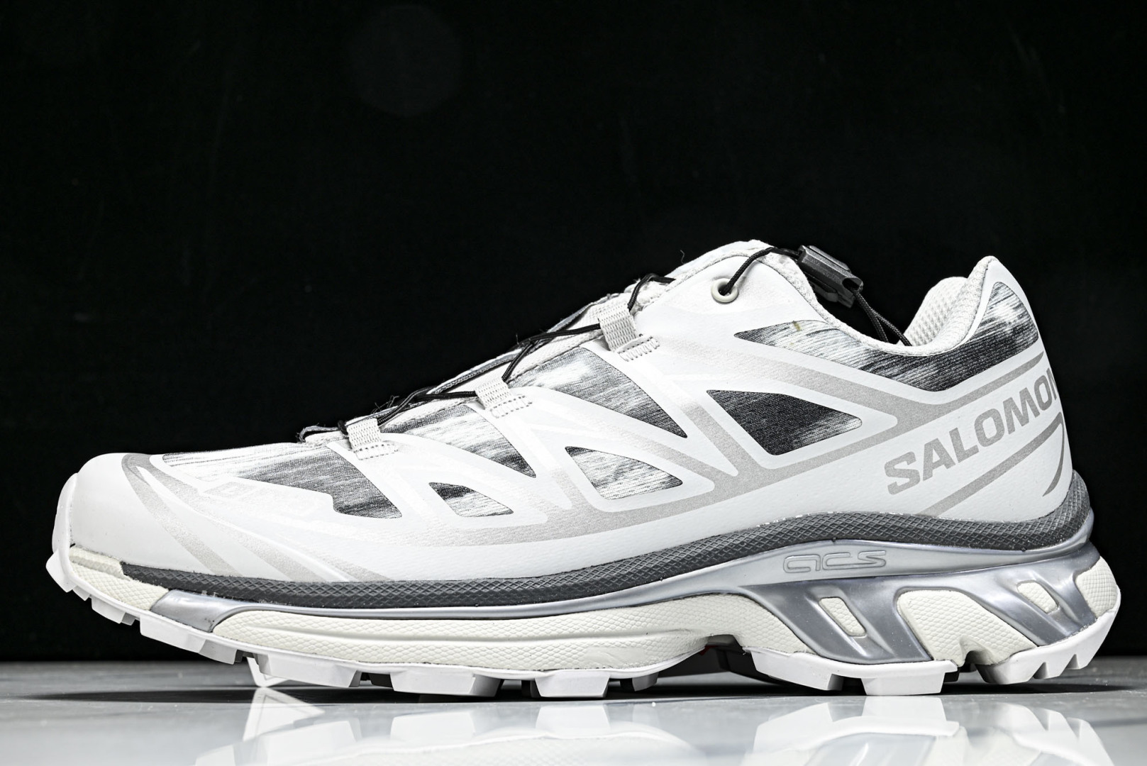 萨洛蒙 尺码:36-46纯原出品-SALOMON XT-6 CAMO 男女士低帮运动鞋灰紫色 YZ020