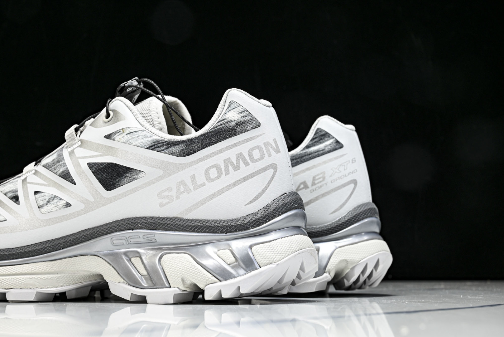 萨洛蒙 尺码:36-46纯原出品-SALOMON XT-6 CAMO 男女士低帮运动鞋灰紫色 YZ020