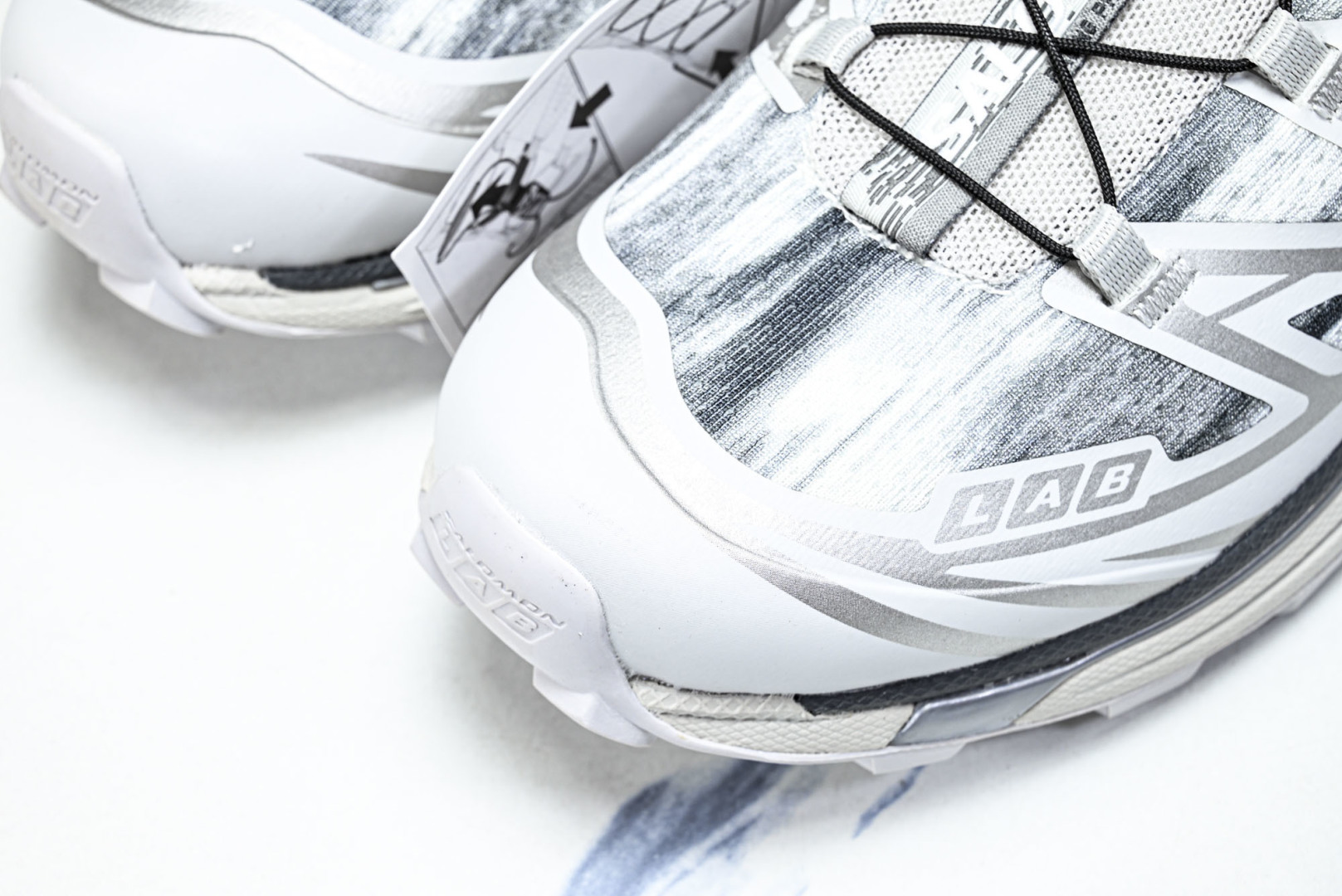 萨洛蒙 尺码:36-46纯原出品-SALOMON XT-6 CAMO 男女士低帮运动鞋灰紫色 YZ020