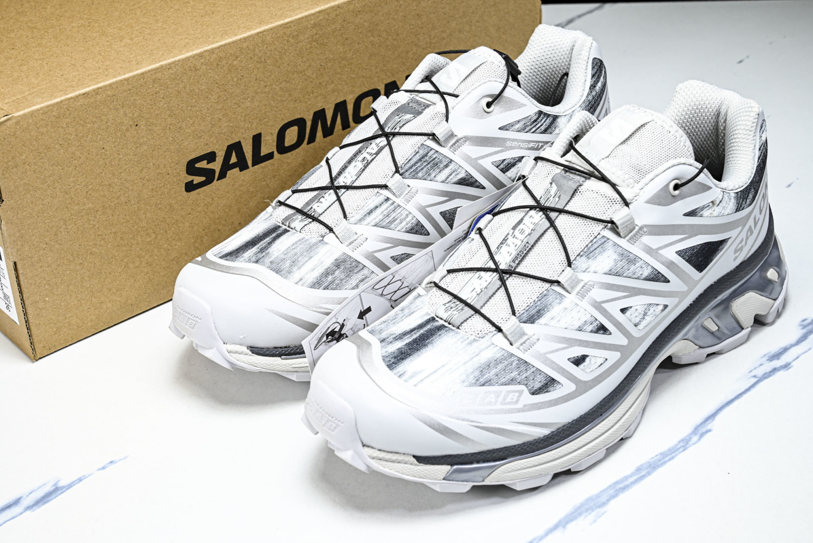 萨洛蒙 尺码:36-46纯原出品-SALOMON XT-6 CAMO 男女士低帮运动鞋灰紫色 YZ020