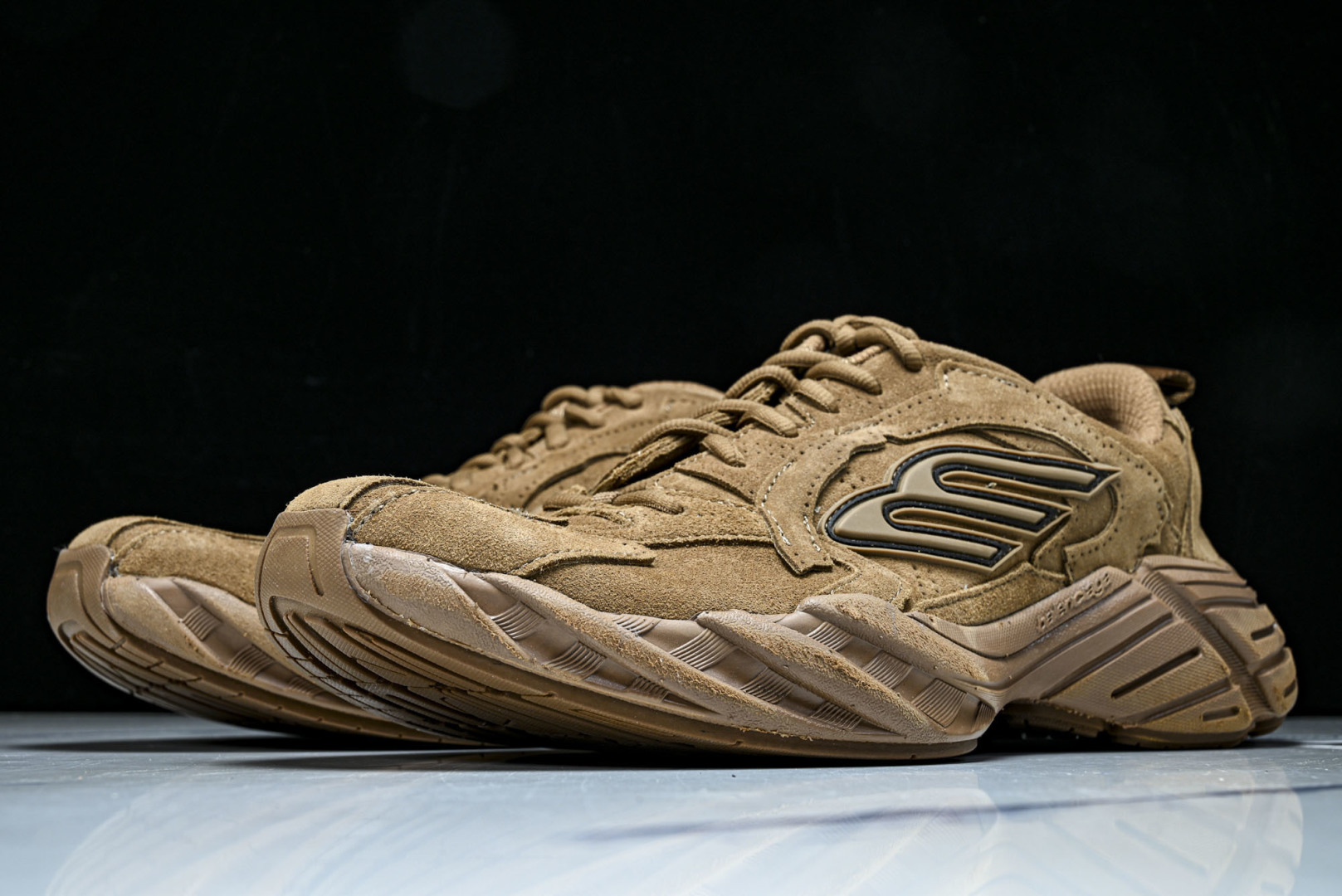 巴黎 尺码:35-46纯原出品-Balenciaga巴黎世家运动鞋男女舒适耐磨透气防滑黑白明线装饰 WM