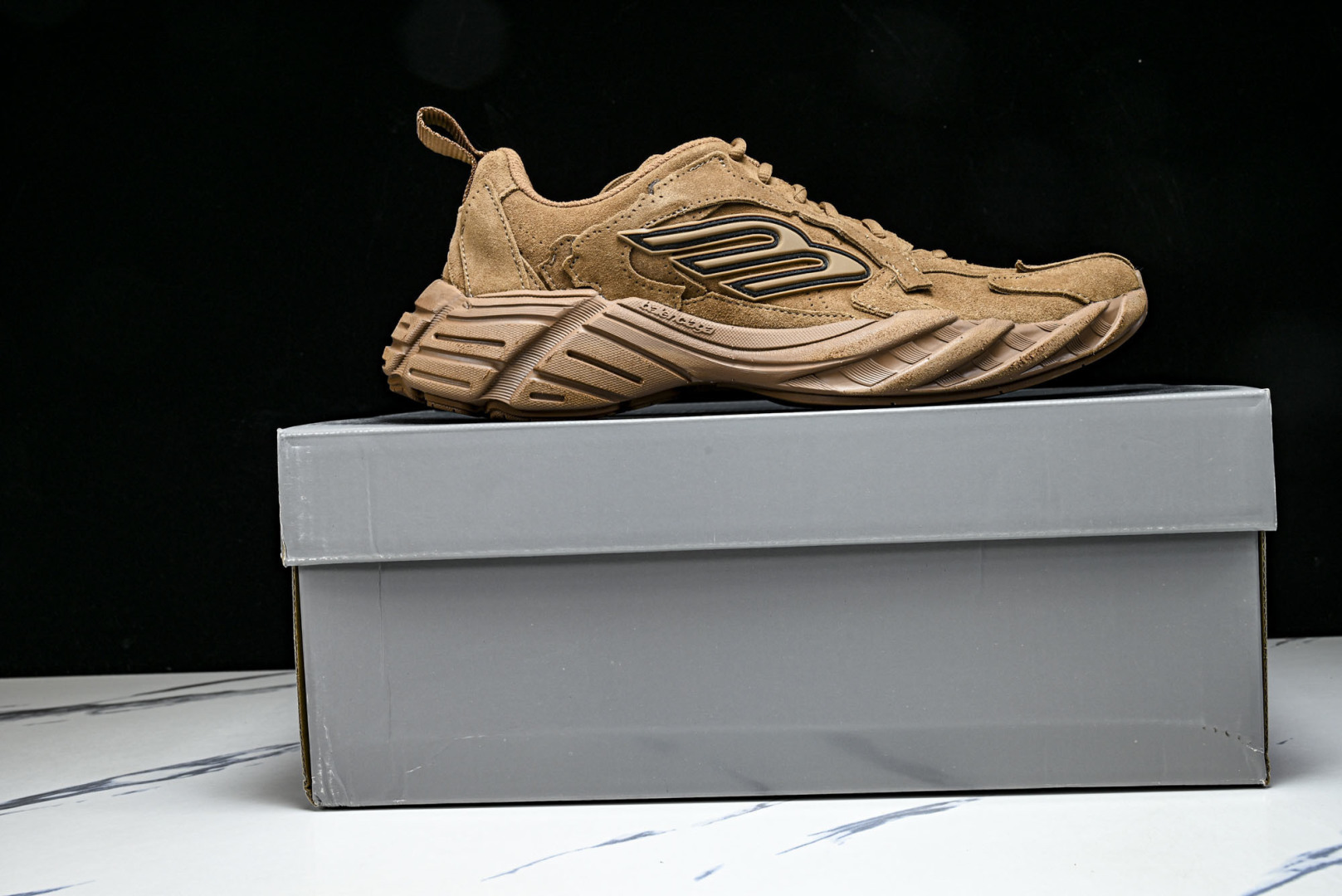 巴黎 尺码:35-46纯原出品-Balenciaga巴黎世家运动鞋男女舒适耐磨透气防滑黑白明线装饰 WM