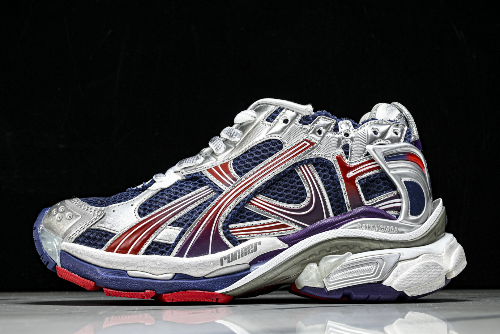 巴黎 尺码:35-46纯原出品-Balenciaga Runner Kith Four.Color 巴黎