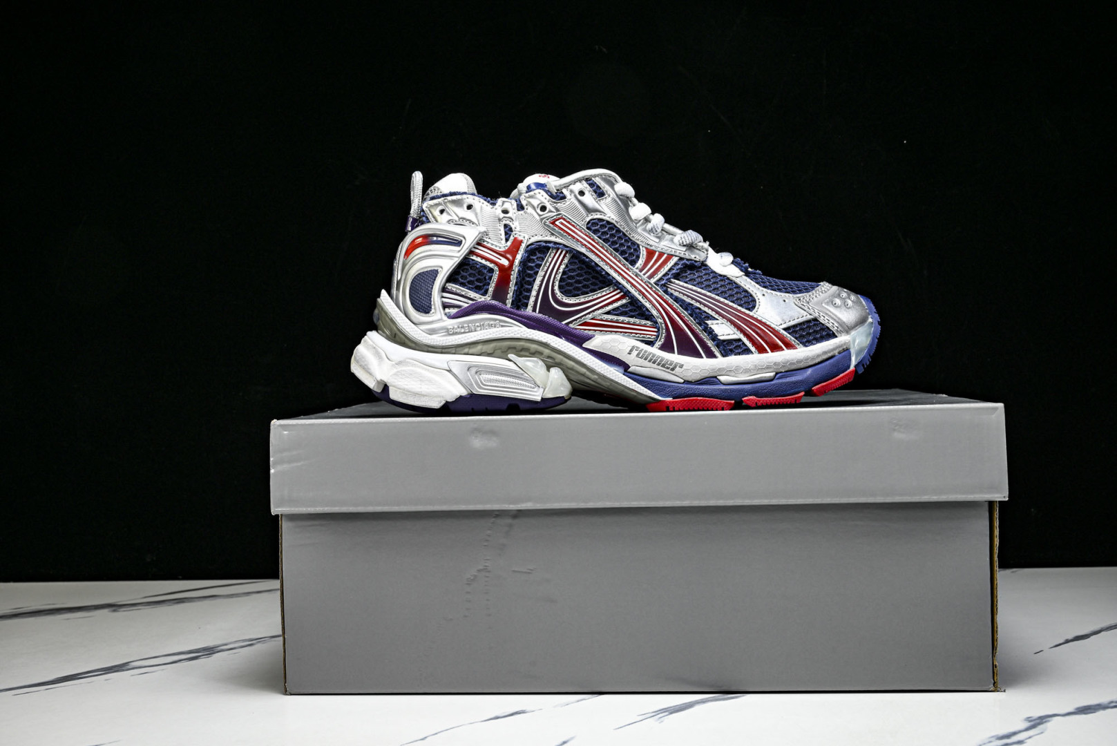 巴黎 尺码:35-46纯原出品-Balenciaga Runner Kith Four.Color 巴黎