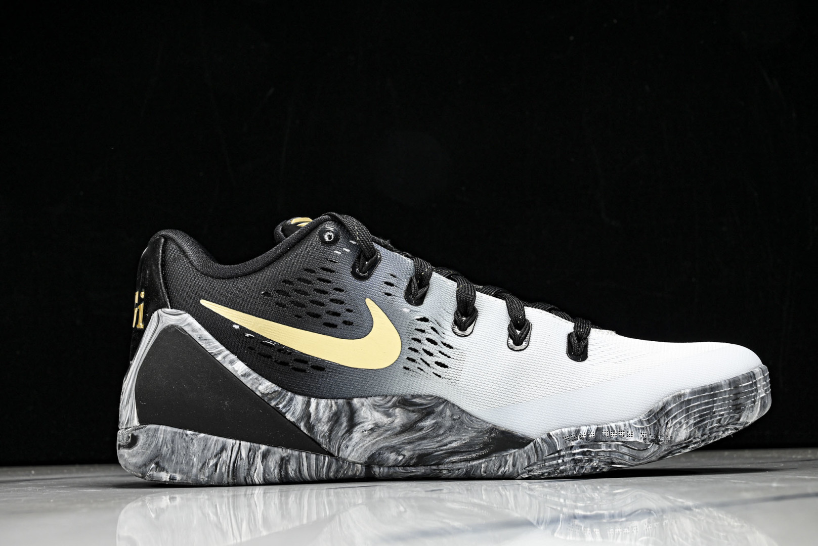 科比9 尺码:40-48.5纯原出品-Kobe 9 EM Low Protro Mambacita 黑白