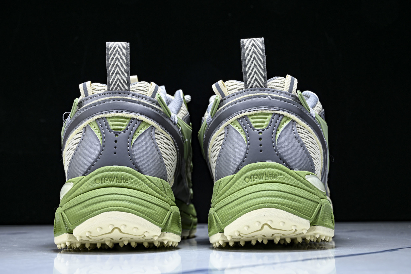 OFF OW 尺码:36-47纯原出品-OFF WHITE 黑白三箭头登山厚底老爹鞋增高男女运动休闲鞋 
