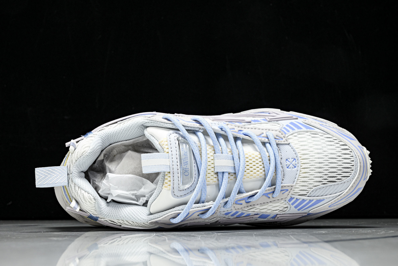 OFF OW 尺码:36-47纯原出品-OFF WHITE 黑白三箭头登山厚底老爹鞋增高男女运动休闲鞋 