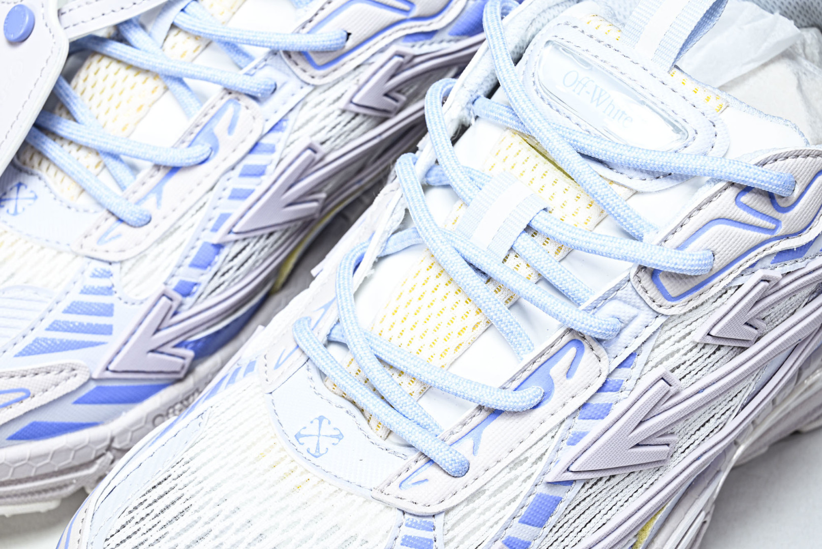 OFF OW 尺码:36-47纯原出品-OFF WHITE 黑白三箭头登山厚底老爹鞋增高男女运动休闲鞋 