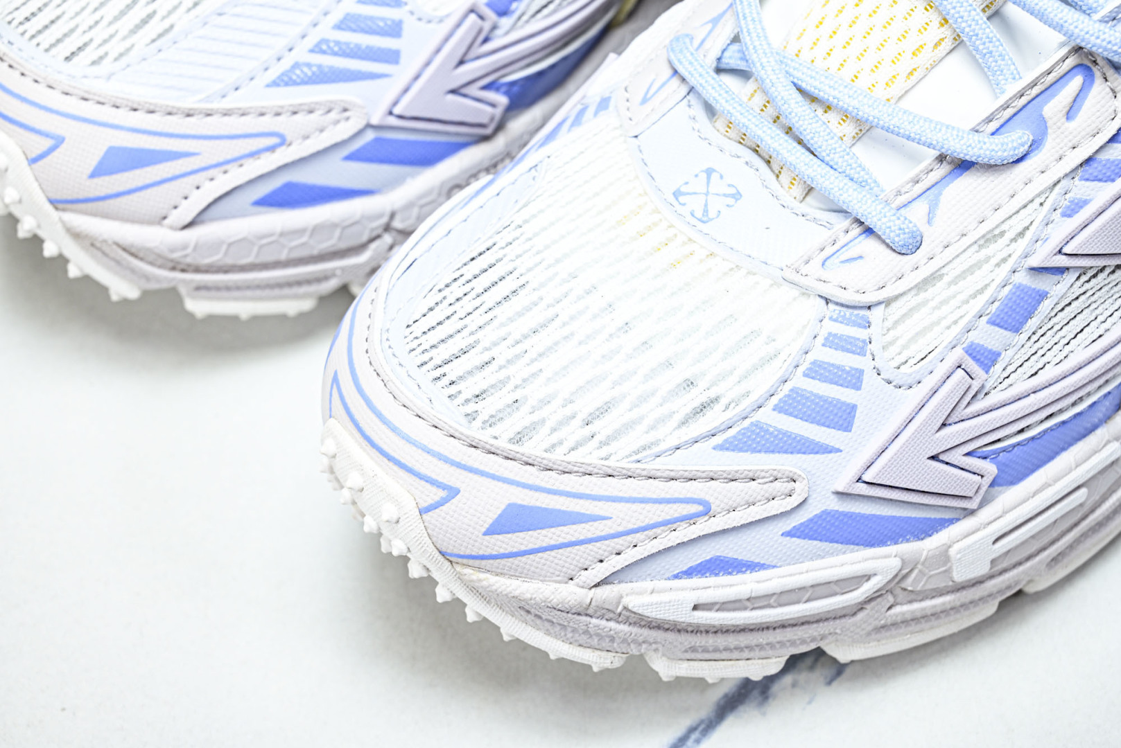 OFF OW 尺码:36-47纯原出品-OFF WHITE 黑白三箭头登山厚底老爹鞋增高男女运动休闲鞋 