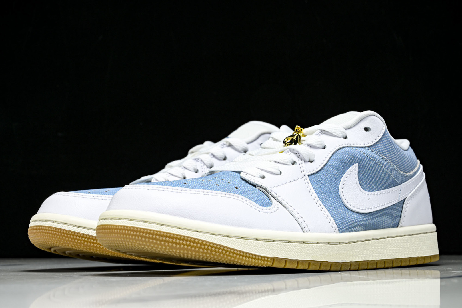 AJlow 尺码:40-46纯原出品-Air Jordan 1 Low Denim Worn Blue 