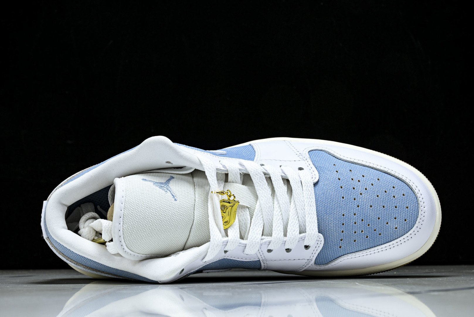 AJlow 尺码:40-46纯原出品-Air Jordan 1 Low Denim Worn Blue 