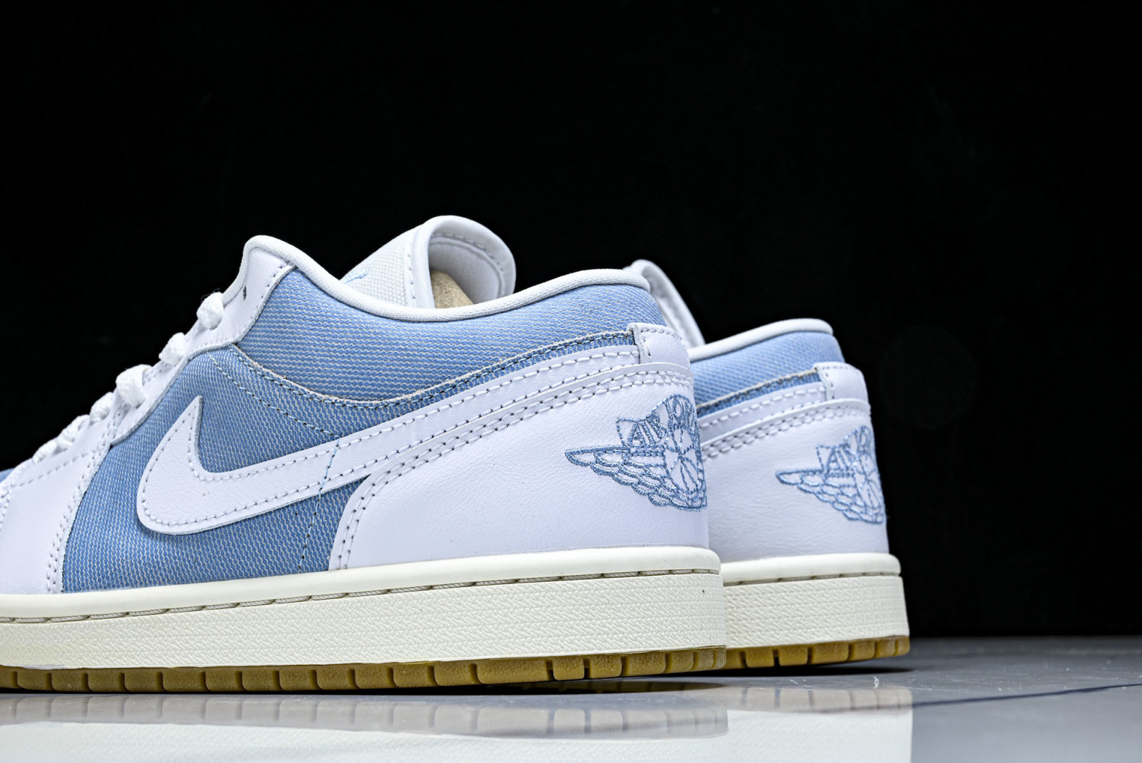AJlow 尺码:40-46纯原出品-Air Jordan 1 Low Denim Worn Blue 