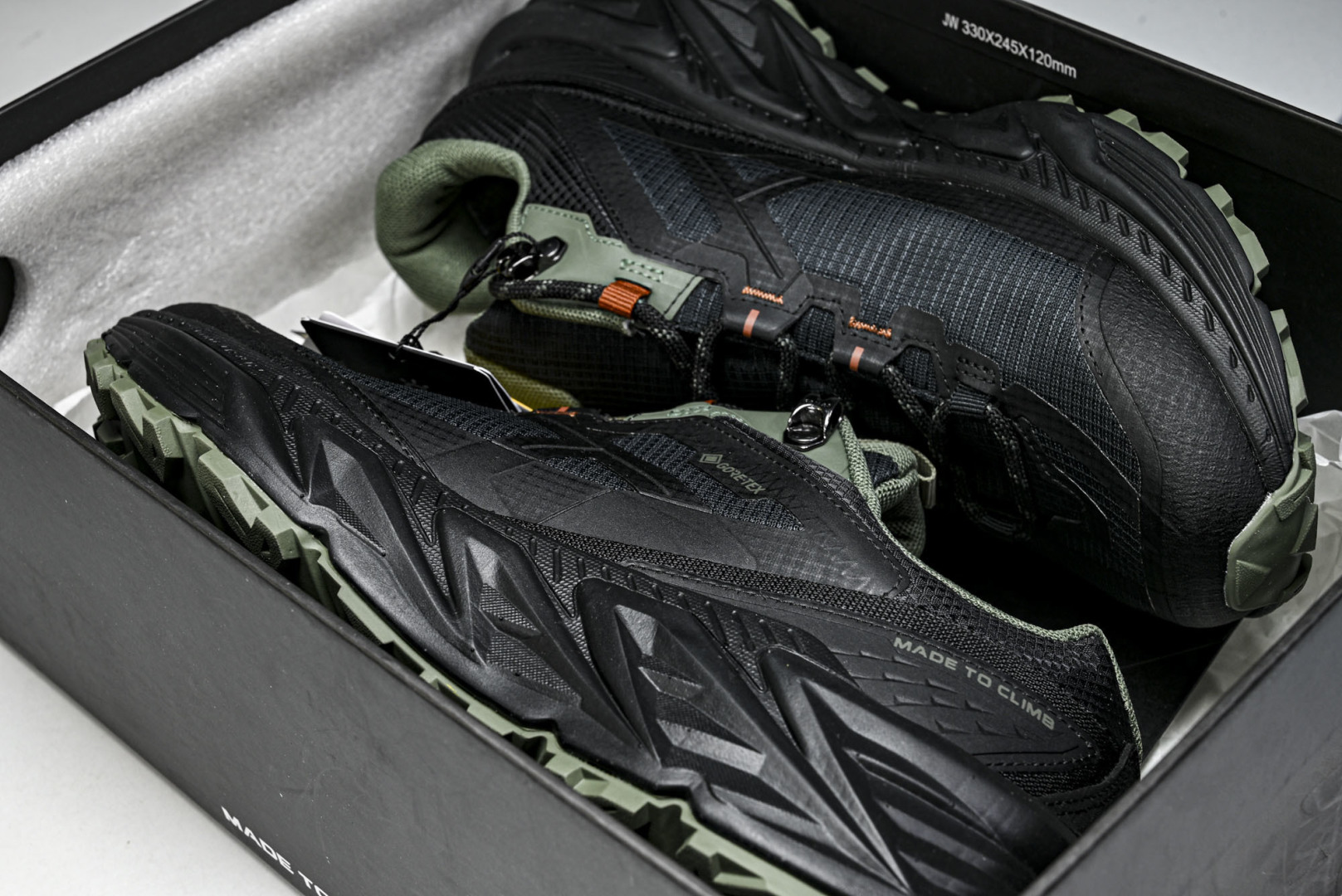KAILAS 尺码:40-45纯原出品-防水版 KAILAS GTX 凯乐石 山行-2 墨黑 KS YZ