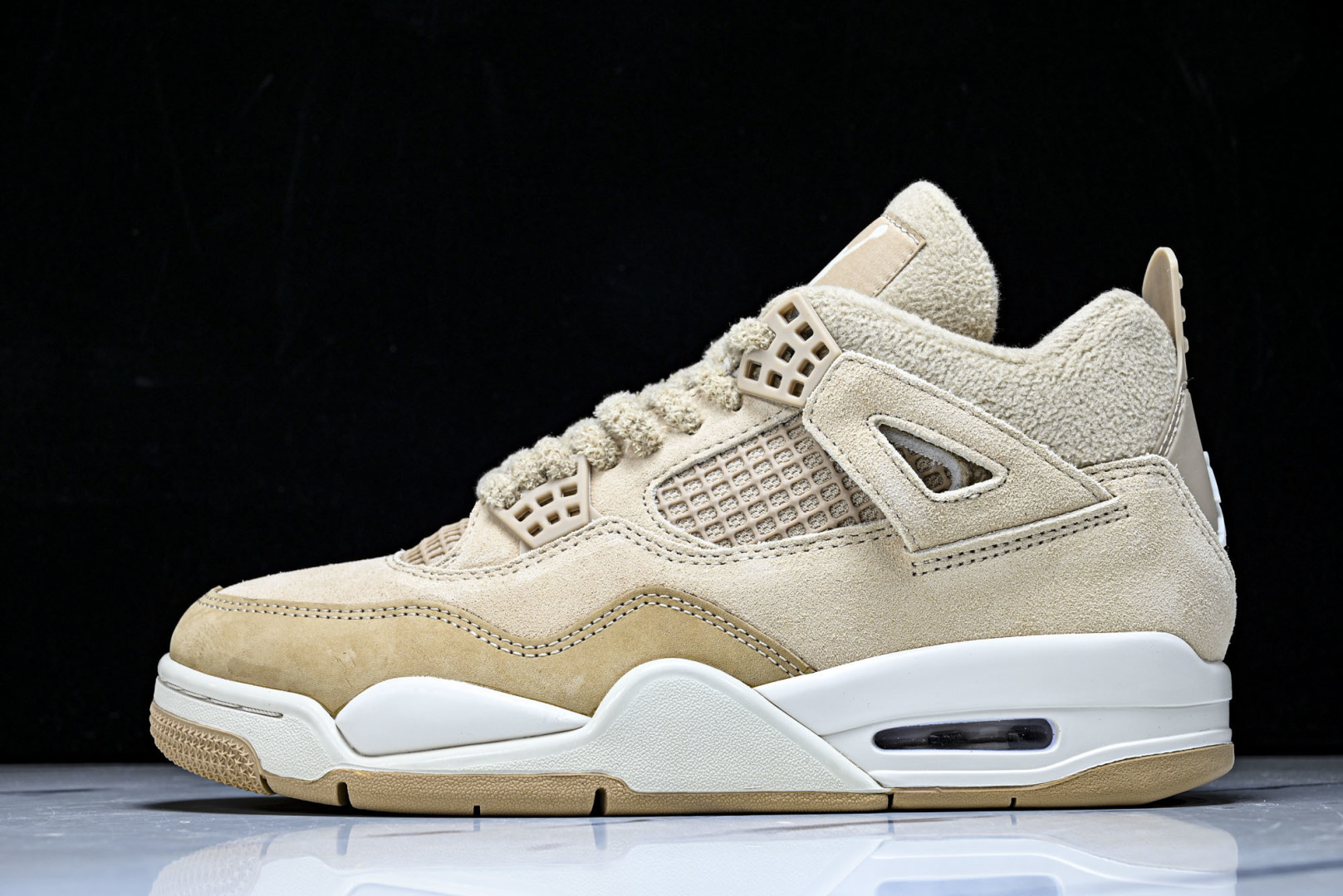 AJ4 尺码:36-48.5纯原出品-Air Jordan 4 Retro AJ4 乔丹4代沙漠黄 毛绒