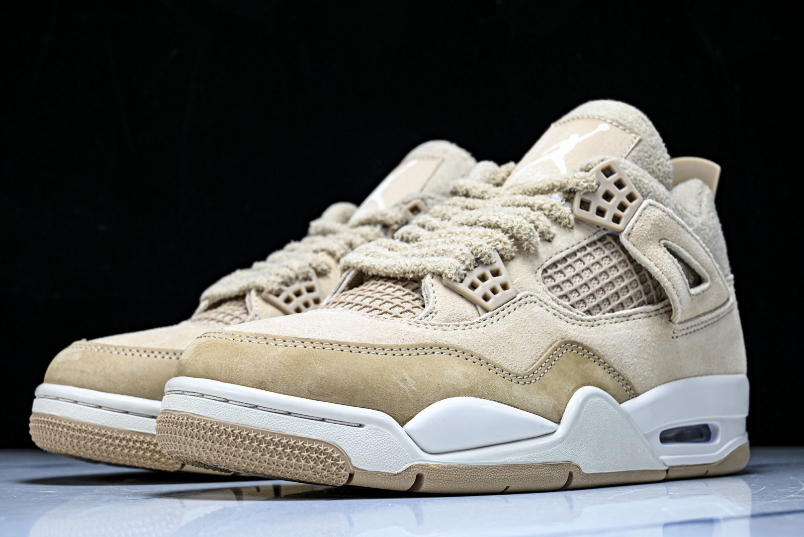 AJ4 尺码:36-48.5纯原出品-Air Jordan 4 Retro AJ4 乔丹4代沙漠黄 毛绒