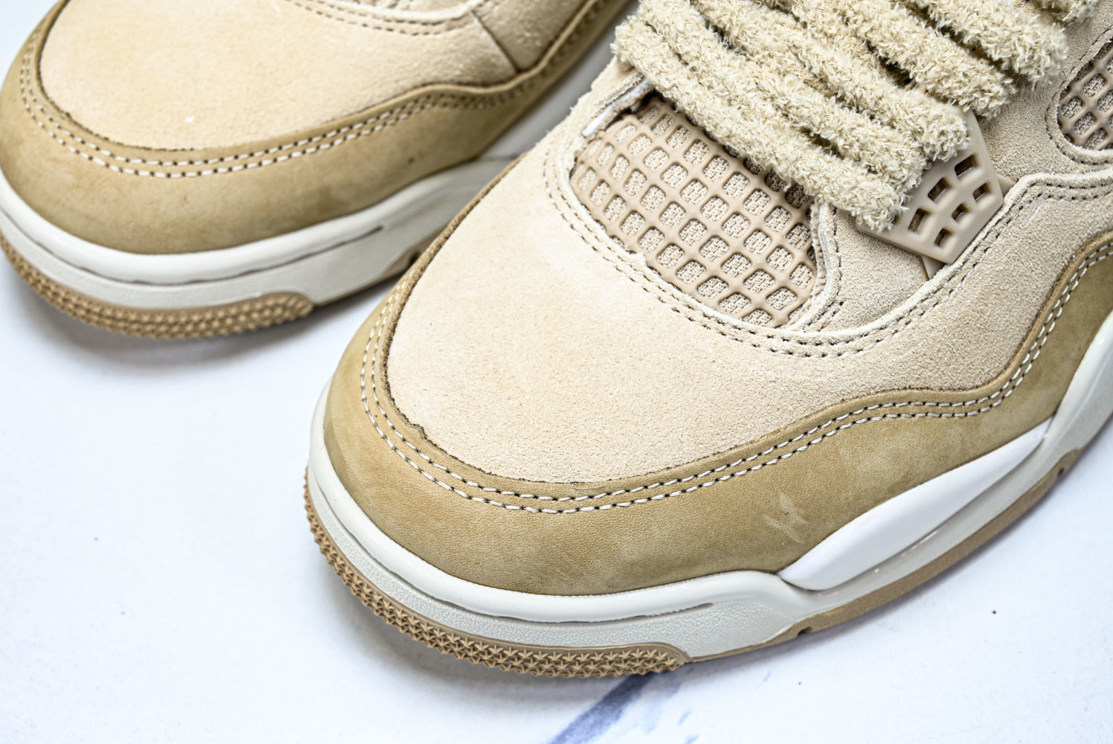 AJ4 尺码:36-48.5纯原出品-Air Jordan 4 Retro AJ4 乔丹4代沙漠黄 毛绒