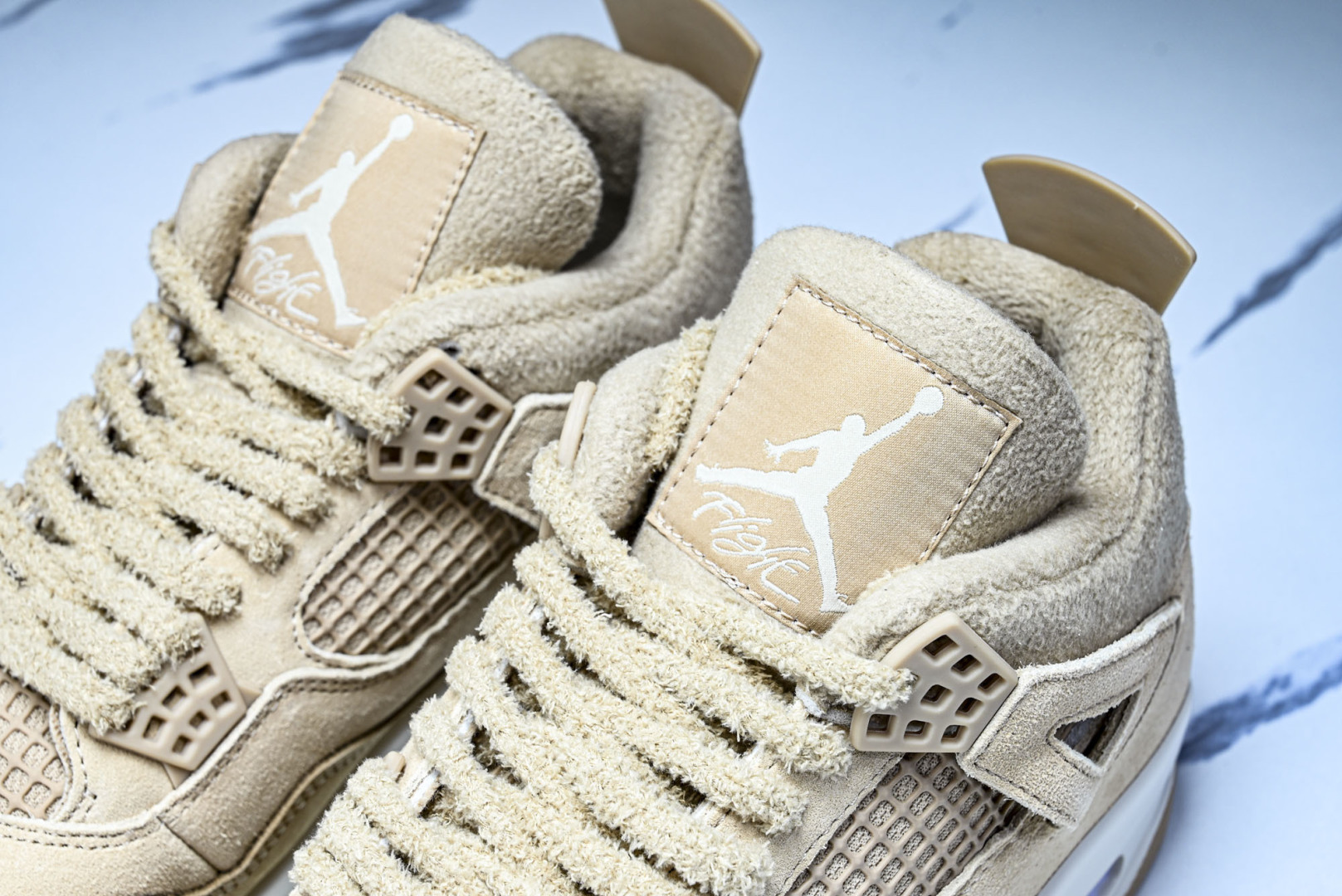 AJ4 尺码:36-48.5纯原出品-Air Jordan 4 Retro AJ4 乔丹4代沙漠黄 毛绒