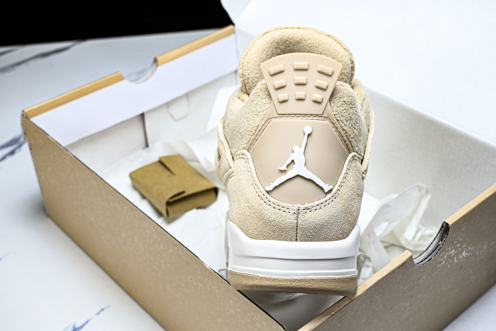 AJ4 尺码:36-48.5纯原出品-Air Jordan 4 Retro AJ4 乔丹4代沙漠黄 毛绒