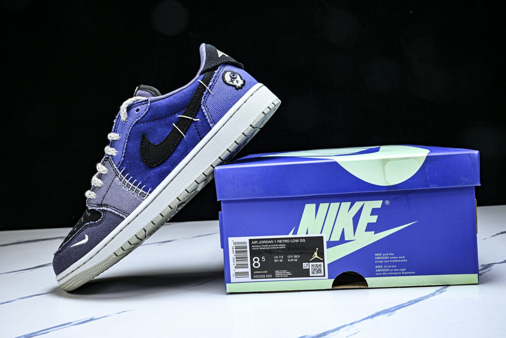 AJlow 尺码:40-47.5纯原出品-Air Jordan 1 Retro Low OG Zion 
