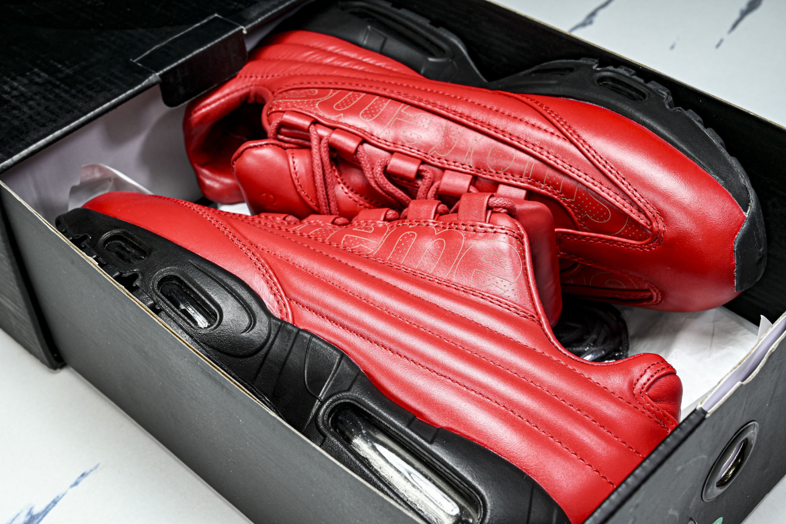 MAX95 尺码:40-47.5纯原出品-Supreme x Nike Air Max 95 Lux 联