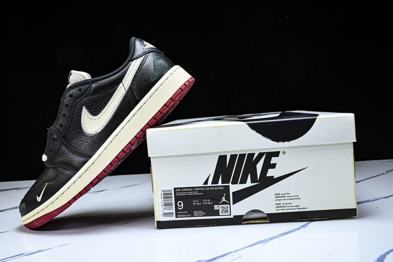 AJlow 尺码:40-47.5纯原出品-Air Jordan 1 Retro Low OG Nigel