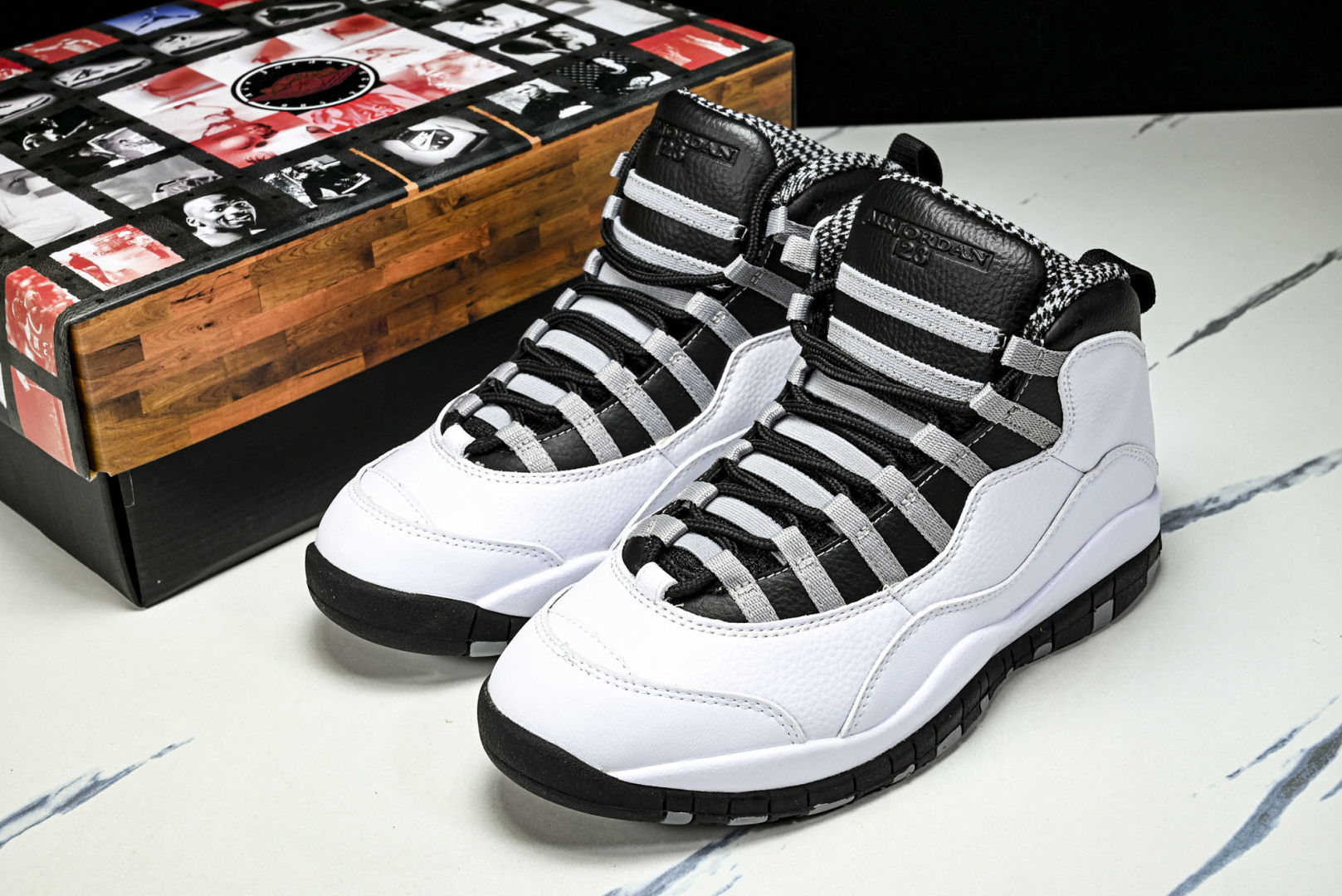 AJ10 尺码40-47.5纯原出品-Air Jordan 10 OG“Steel”2025复刻 aj1