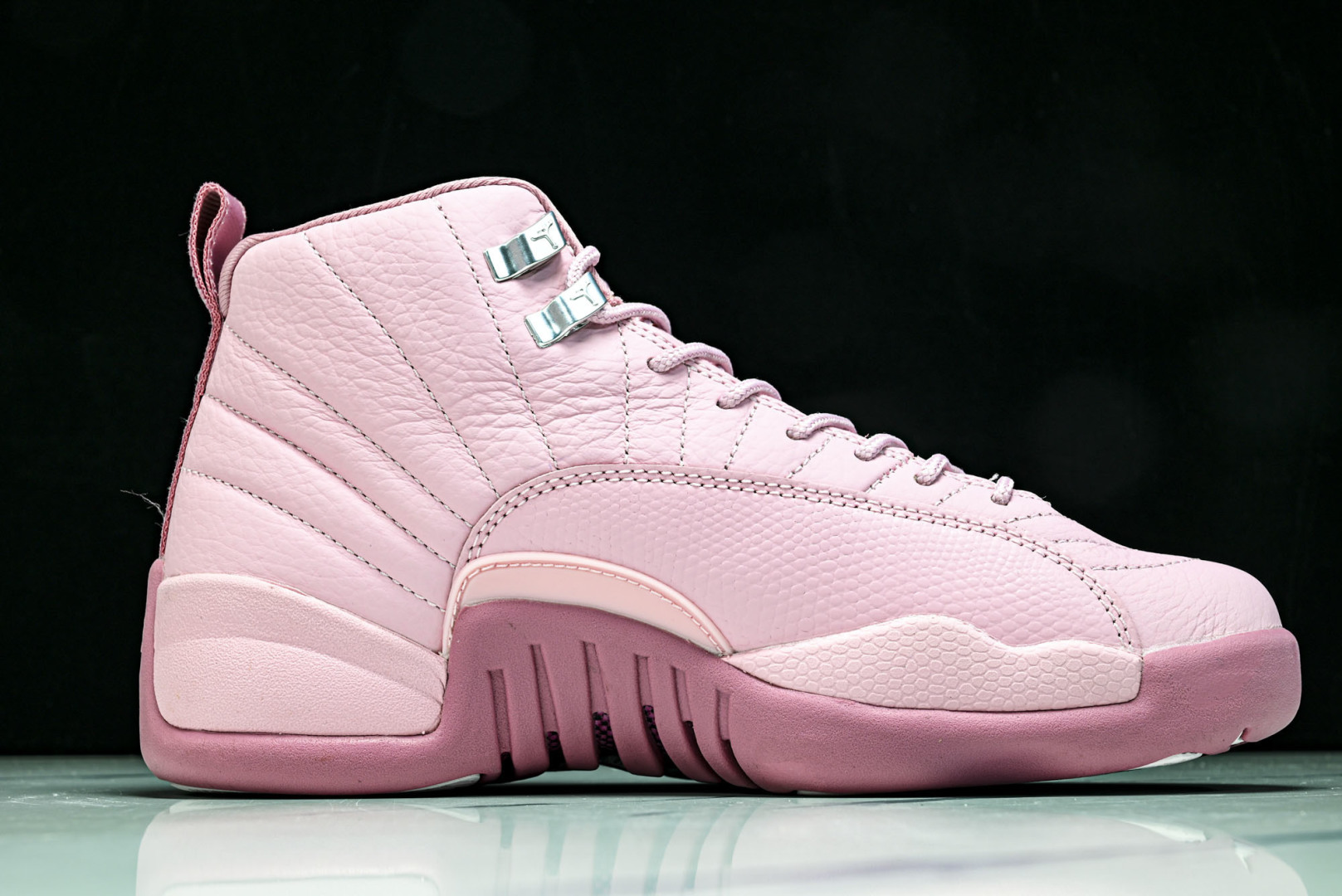 AJ12 尺码36-40纯原出品-Air Jordan 12 GS Plum Fog AJ12 珍珠粉 