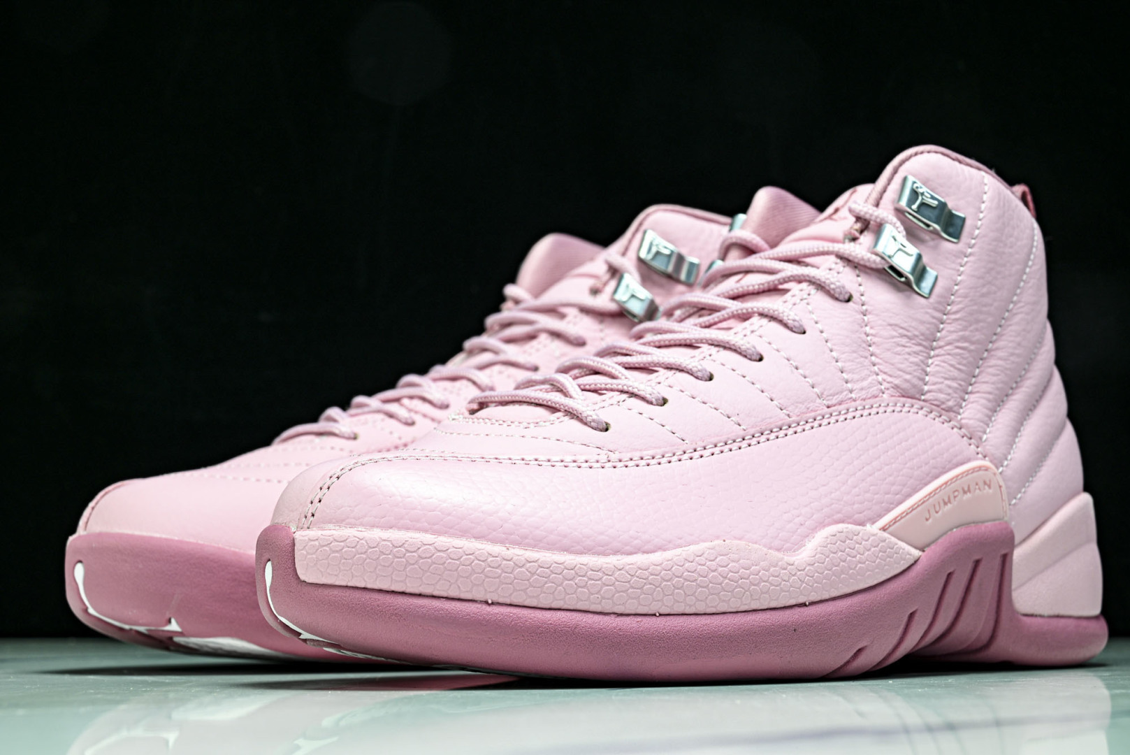 AJ12 尺码36-40纯原出品-Air Jordan 12 GS Plum Fog AJ12 珍珠粉 