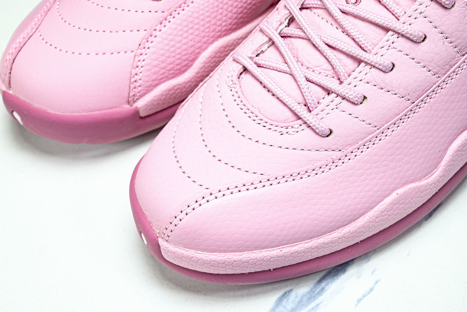 AJ12 尺码36-40纯原出品-Air Jordan 12 GS Plum Fog AJ12 珍珠粉 