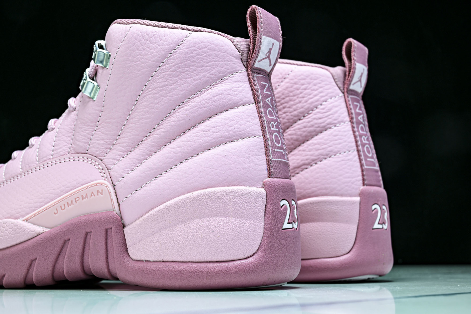 AJ12 尺码36-40纯原出品-Air Jordan 12 GS Plum Fog AJ12 珍珠粉 