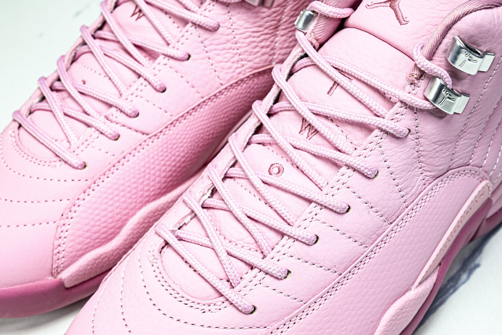 AJ12 尺码36-40纯原出品-Air Jordan 12 GS Plum Fog AJ12 珍珠粉 