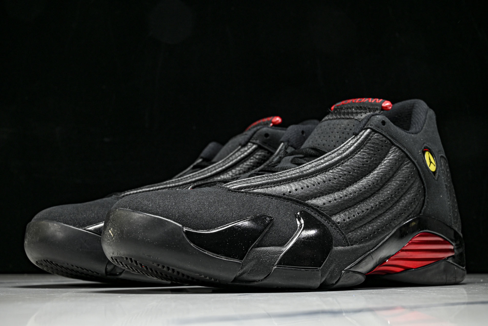AJ14 尺码40-47.5纯原出品-Air Jordan 14 “Last Shot”黑红色 -003