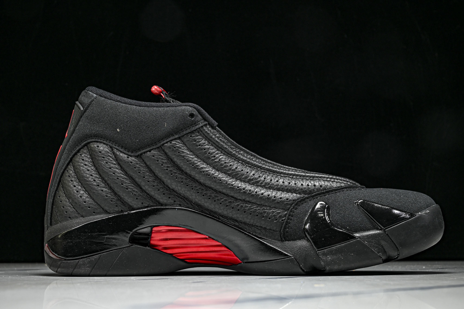 AJ14 尺码40-47.5纯原出品-Air Jordan 14 “Last Shot”黑红色 -003