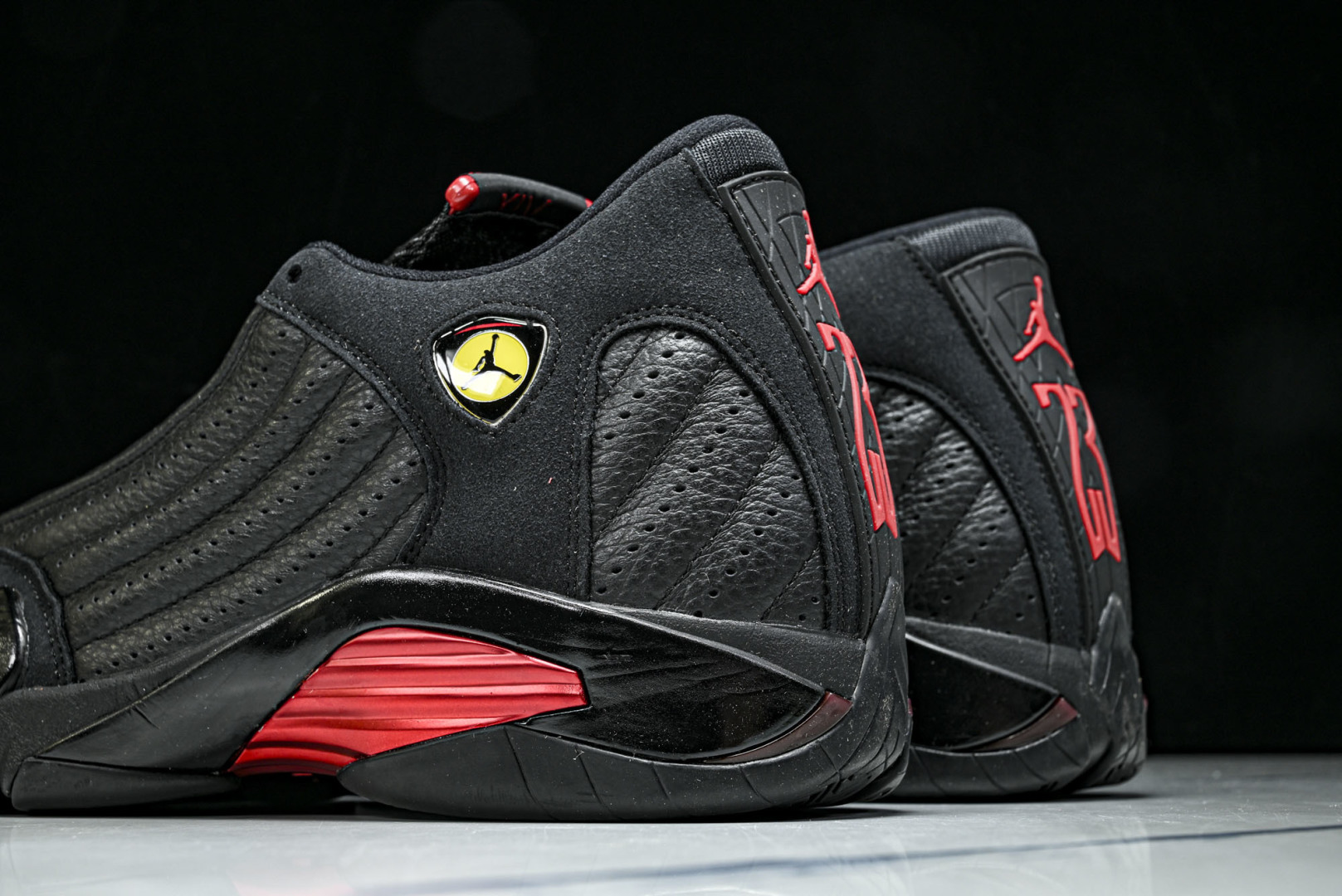 AJ14 尺码40-47.5纯原出品-Air Jordan 14 “Last Shot”黑红色 -003