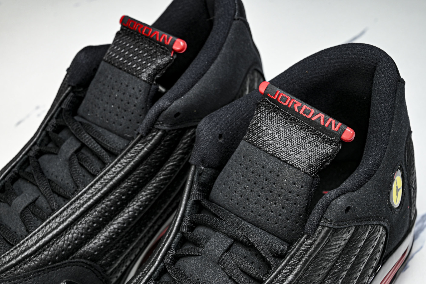 AJ14 尺码40-47.5纯原出品-Air Jordan 14 “Last Shot”黑红色 -003