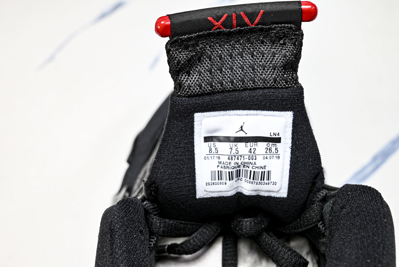 AJ14 尺码40-47.5纯原出品-Air Jordan 14 “Last Shot”黑红色 -003