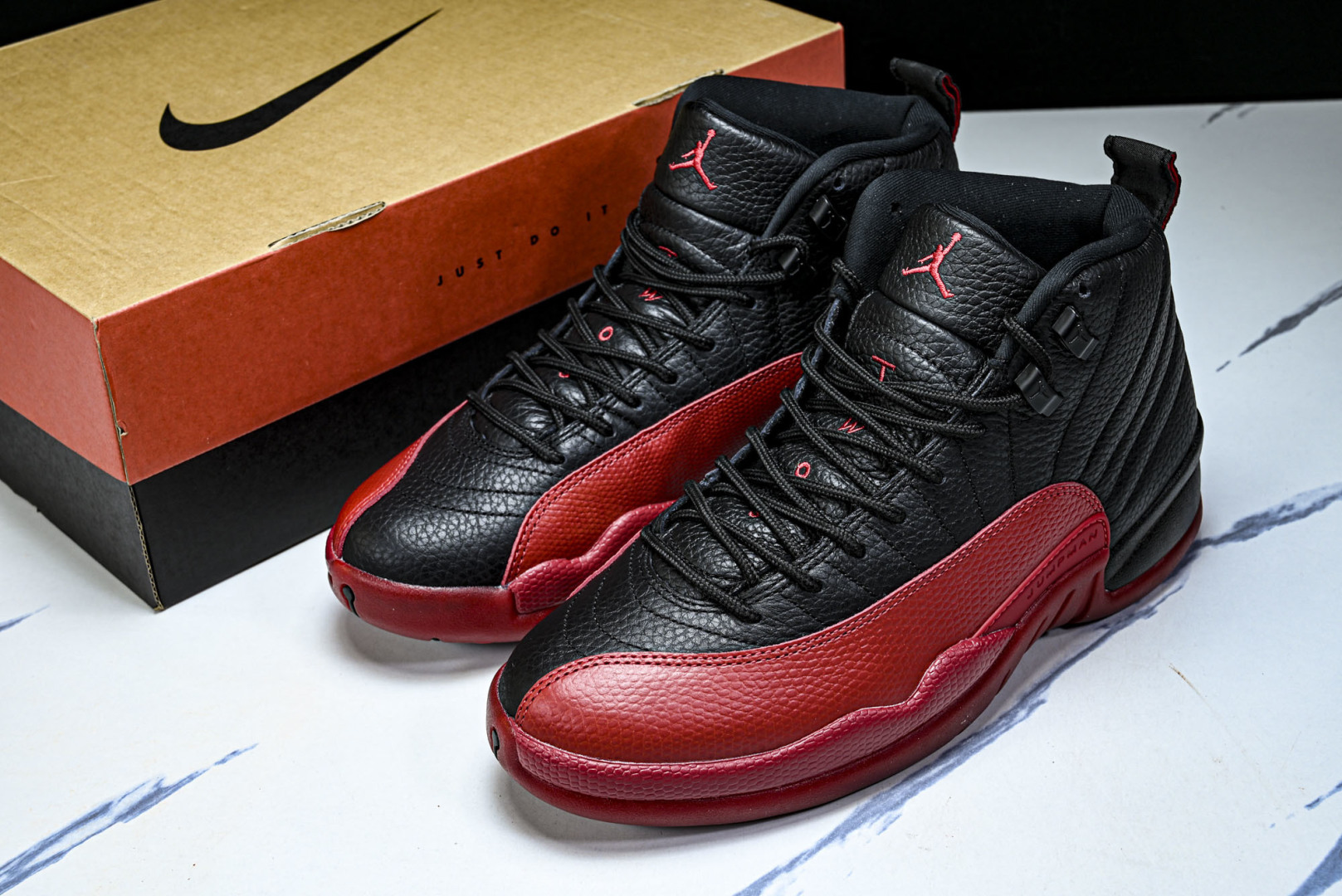 AJ12 尺码40-47.5纯原出品-Air Jordan 12 Retro Black and Var