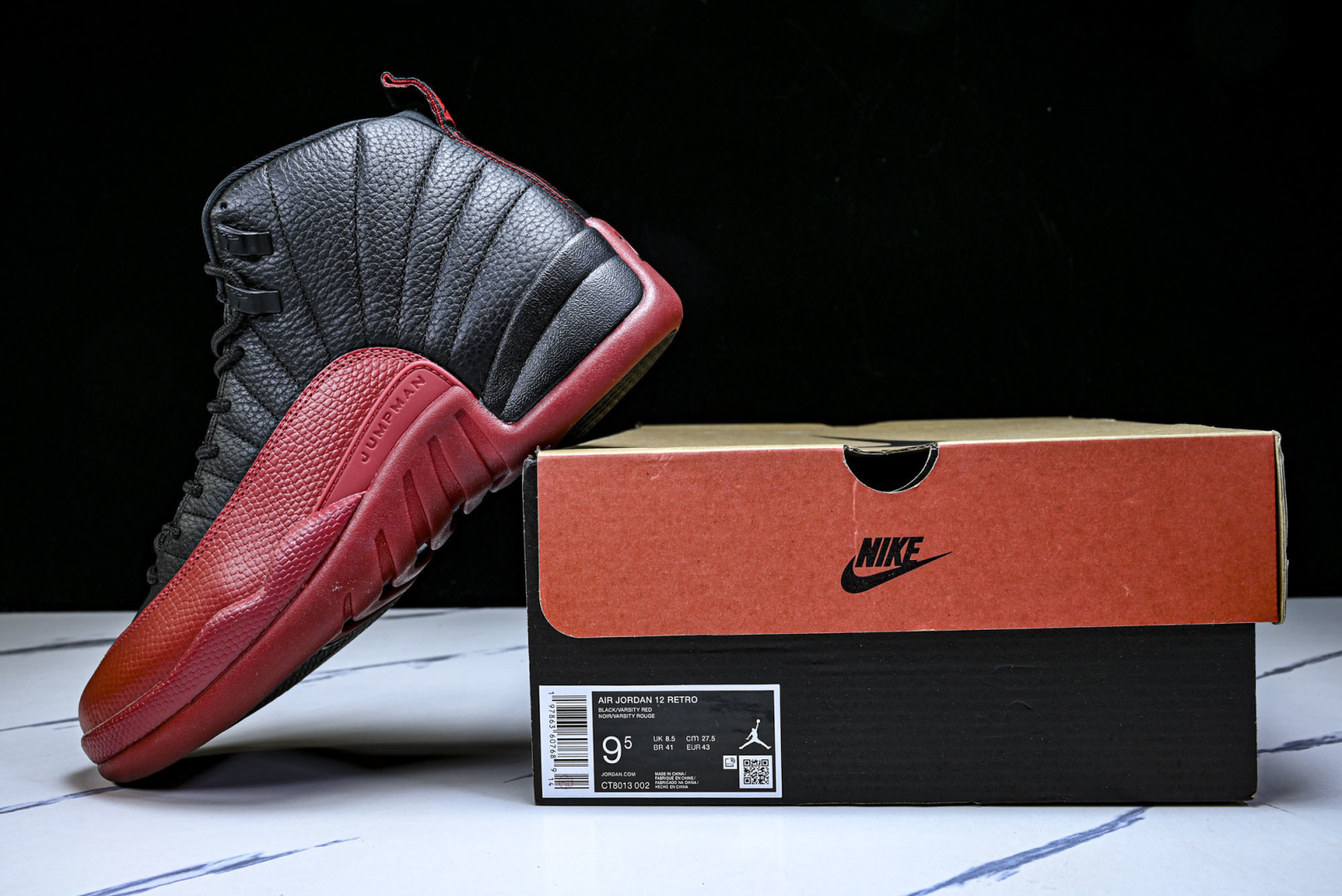 AJ12 尺码40-47.5纯原出品-Air Jordan 12 Retro Black and Var