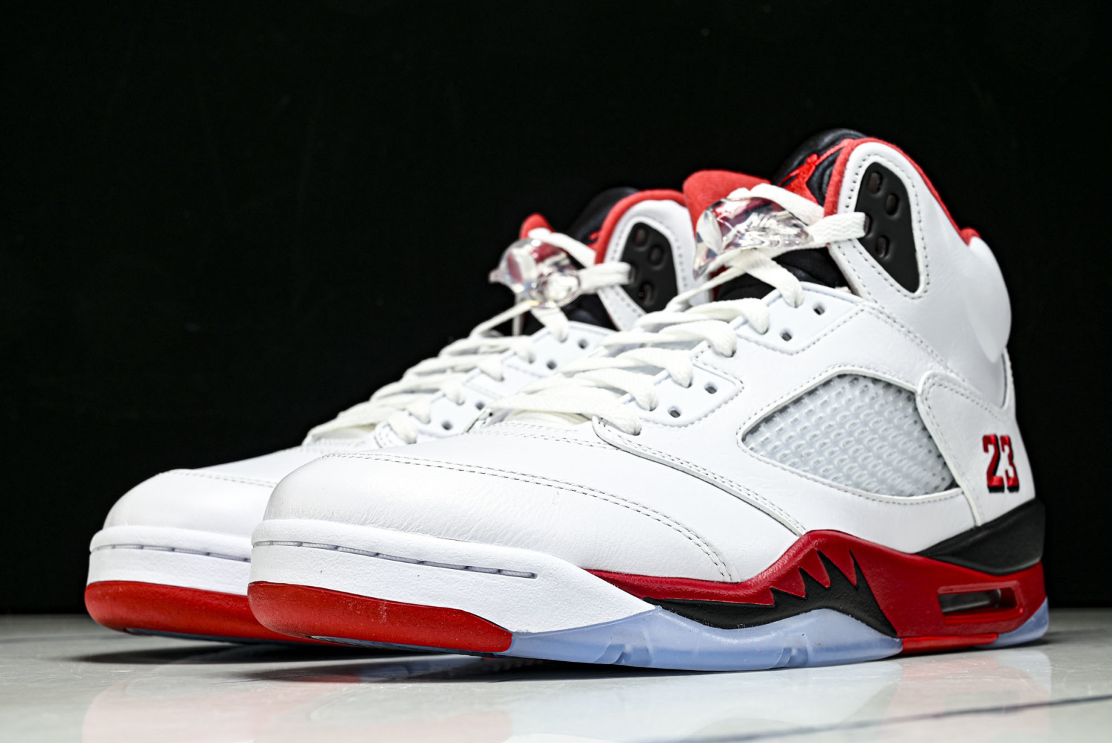 AJ5 尺码40.5-47.5纯原出品-Air Jordan 5 Retro Fire Red Blac