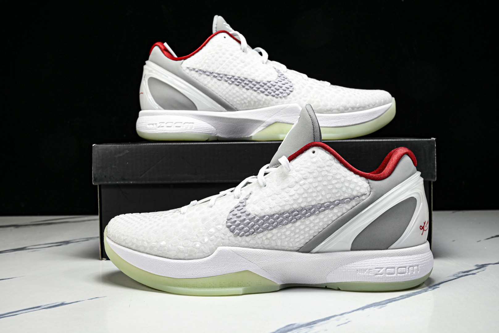 科比6 尺码:40-48.5纯原版出品-Kobe6Zoom Kobe 6 Protro Whiteorc