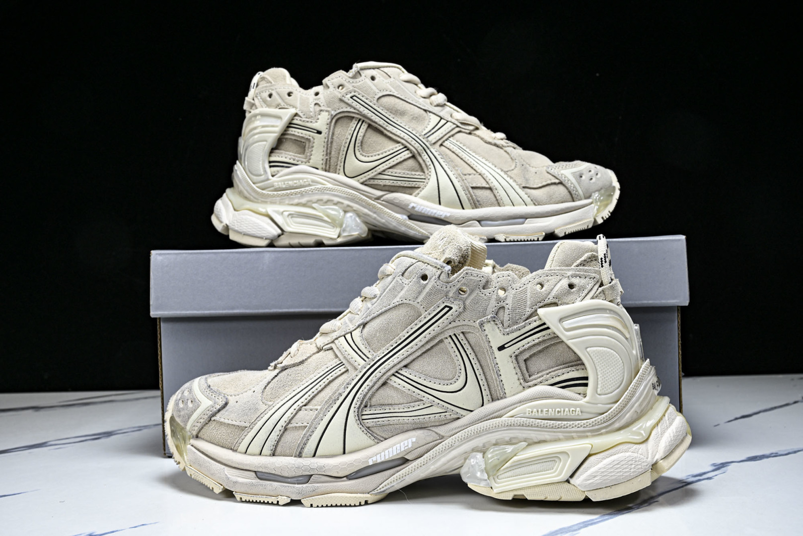 巴黎 尺码35-46纯原出品-Balenciaga Runner Kith Four.Color 巴黎世