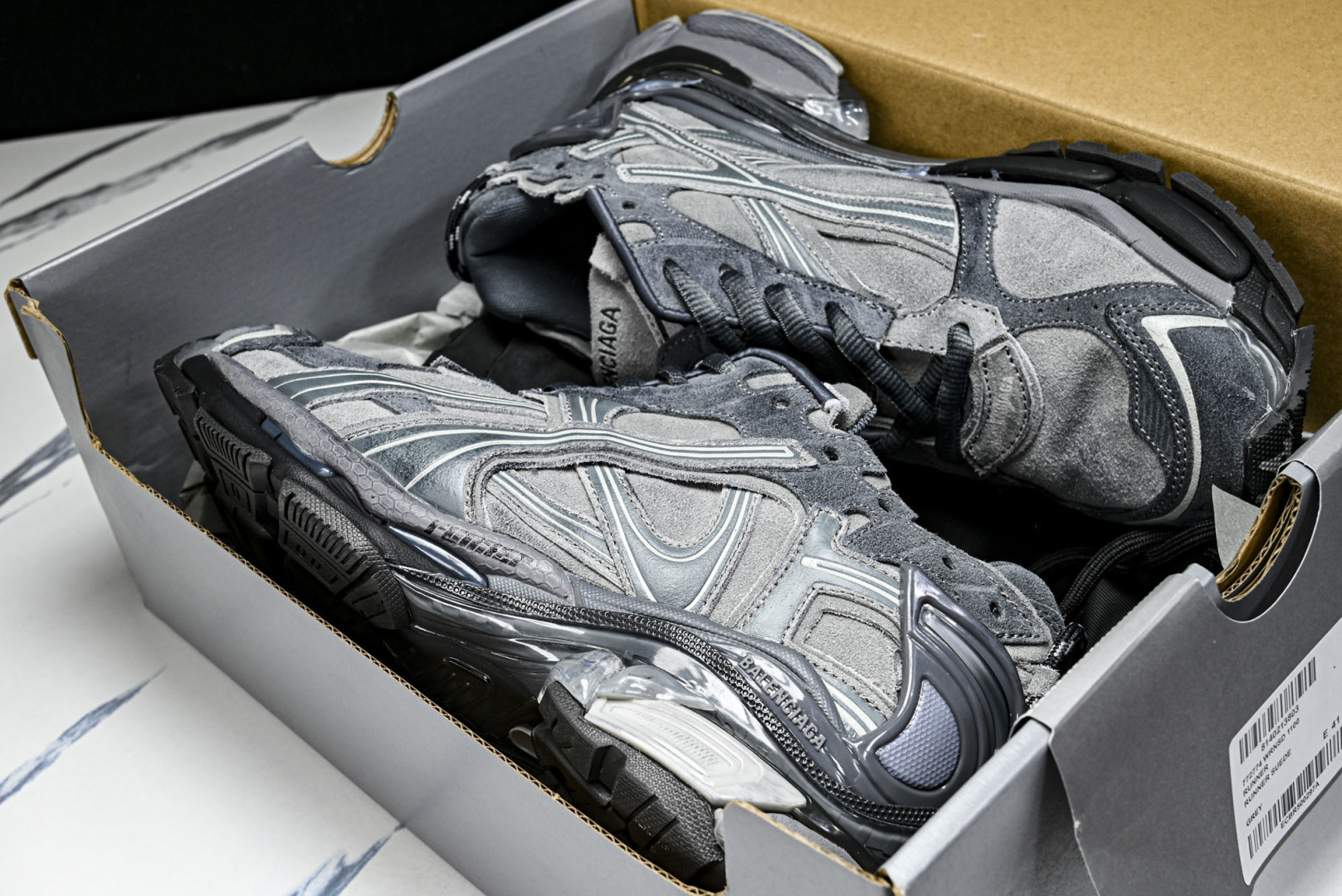 巴黎 尺码35-46纯原出品-Balenciaga Runner Kith Four.Color 巴黎世