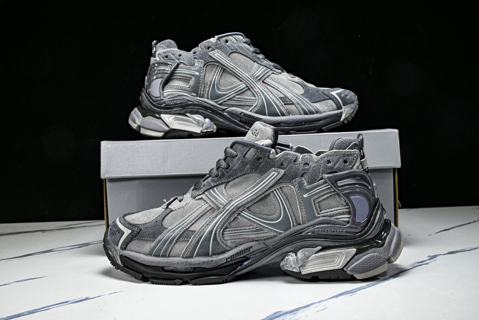 巴黎 尺码35-46纯原出品-Balenciaga Runner Kith Four.Color 巴黎世
